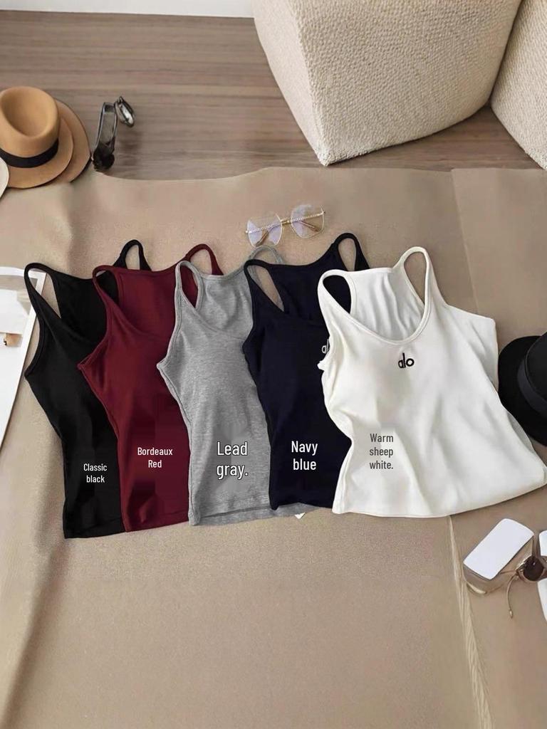 Women's Slimming Ribbed Racerback Camisole - Early Autumn Fashion