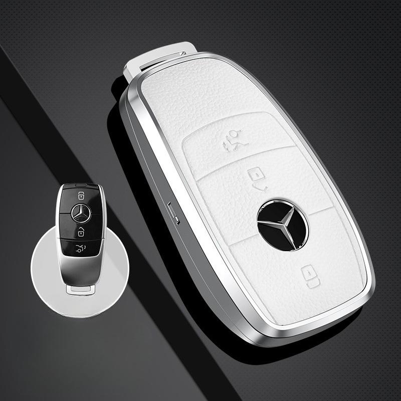 Suitable for Mercedes-Benz Key Case E-class A-class S-class ML-class/metal Car Key Case/C200L/E300L Case Ring