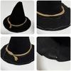 Light up LED Witch Hat Cosplay Luminous Scarecrow Witch Hat Women Halloween Party Accessories Trick Or Treat Supplies