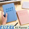 Wear-resistant A5 Agenda Planning Notebook 12 Months Office Work Planner  School Office Supplies