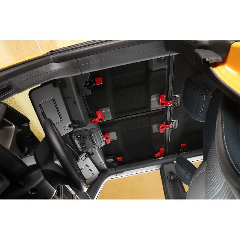 13PCS Interruptor de Demolición de Techo de Coche Manija de Techo Cubierta de Decoración Pegatinas para Ford Bronco Sport 2022 2023 Interior