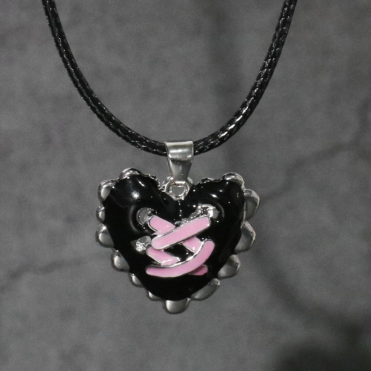 Alloy Drip Oil, Millennium Spice Girls Wind Strap Love, Liquid Love, One Eye, Cross Pendant Necklace
