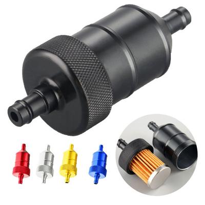 Aluminium Alloy 8mm Oil Gas Fuel Filter Cleaner for Motorcycle Pit Dirt Bike ATV
