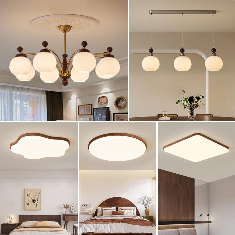 Vintage Chinese LED Pendant Light for Bedroom and Living Room
