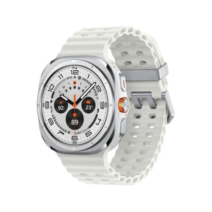 Smartwatch - SAMSUNG - Galaxy Watch Ultra - Blanc Titanio - LTE - Résistance Militaire