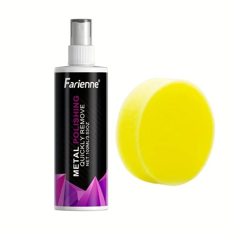 Car Rust Removal Spray - Metal Paint Cleaner,iron Powder Cleaner for Car Maintenance, Rust Inhibitor for Cars and Metal Products