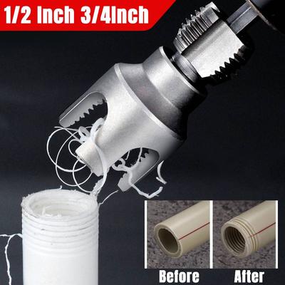 NEW DN15 DN20 Water Pipe Threading Tool 4/6 Points Integrated Internal & External Pipe Threading Tool PPR Water Pipe Opener Tap