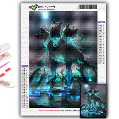 Diamantbroderi Ferocious Beast Tiger 5D DIY Diamantmaling Korssting Rhinestone