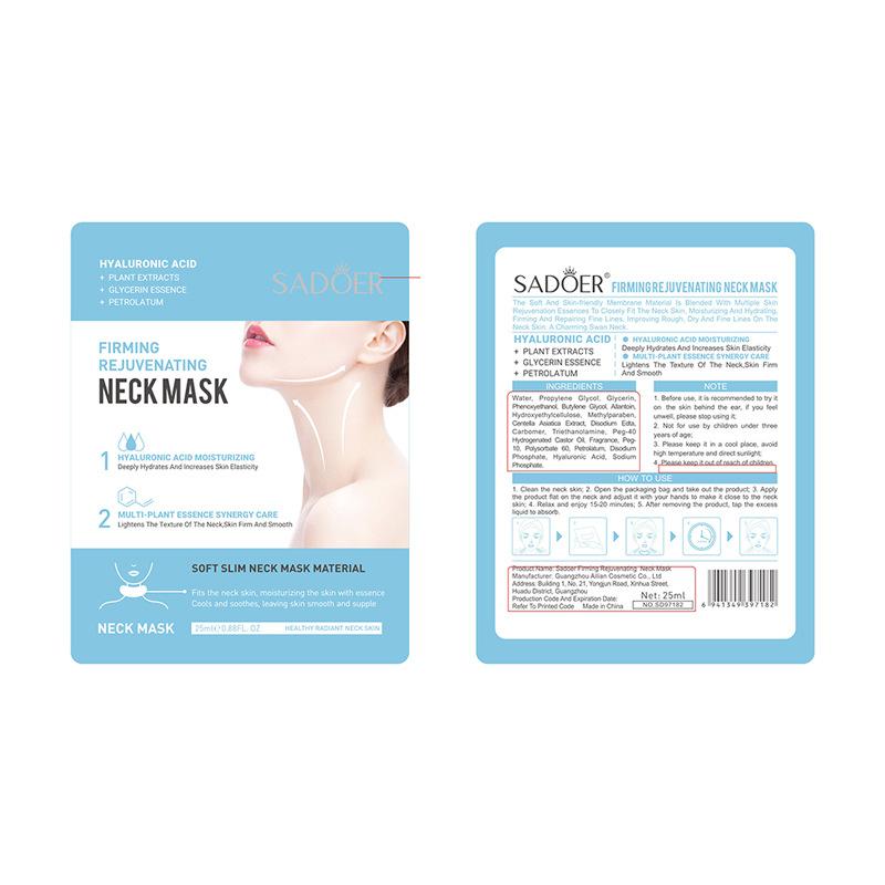 Halsmembran, feuchtigkeitsspendend und verblassende Halsstreifen Swan Hals- und Nackenpflege