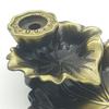 Alloy Incense Burner Lotus Leaf Backflow Vivid Modeling Home Fragrance Products Frog Backflow Incense Plate Incense Seat Zen