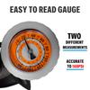 Bicycle Floor Pump Tire Inflator with Gauge Cycle Bike Air Pump