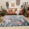 Nordic Flowers Carpet Living Room Home Bedroom Decor Bedside Rugs Kitchen Bathroom Non-slip Floor Mat Lounge Cloakroom Door Mats