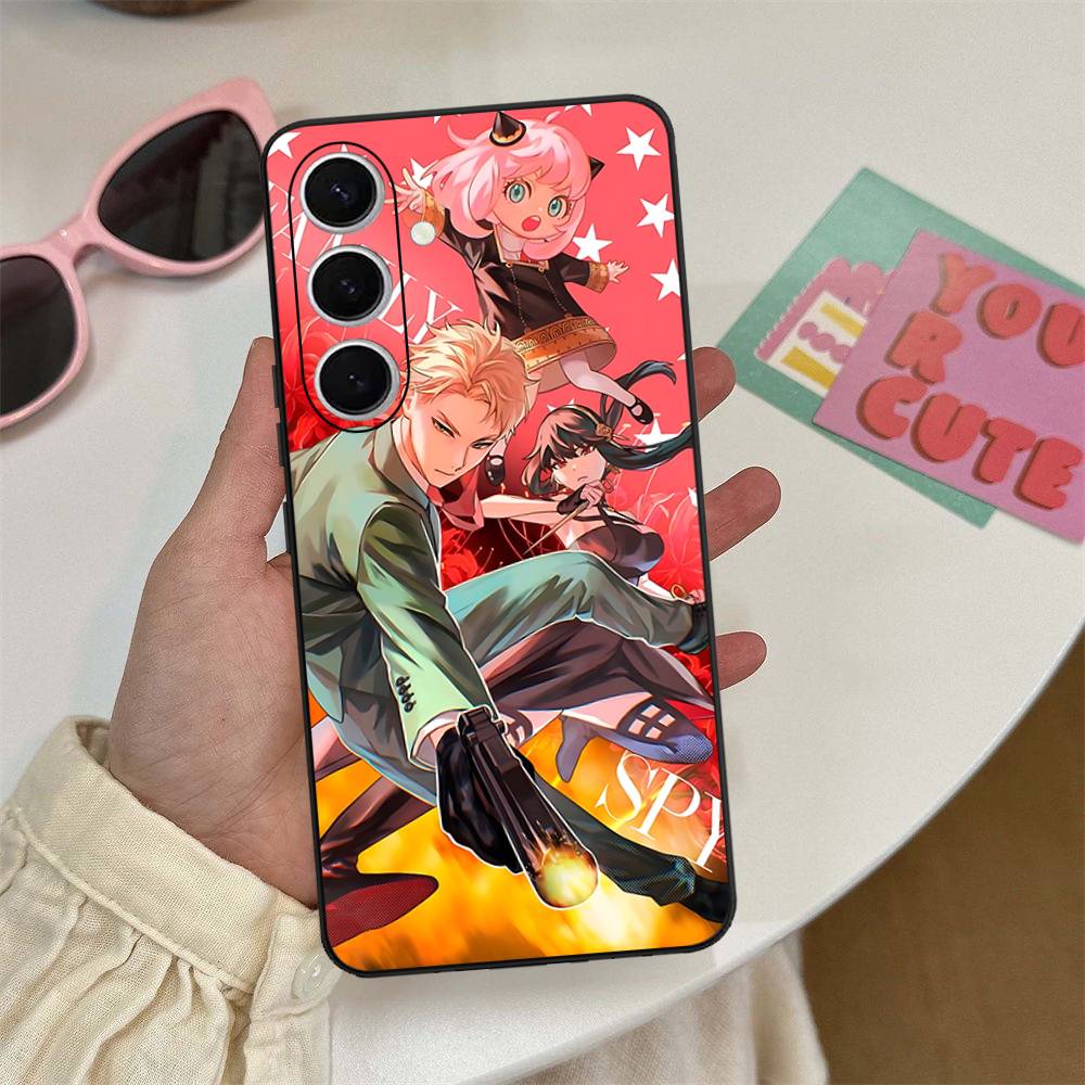 Classic Anime Spy X Family Phone Case For Samsung S 24 Fe 25 Ultra Plus 20 Lite 21 30 22 23 24 22 Ultra 5G Fundas