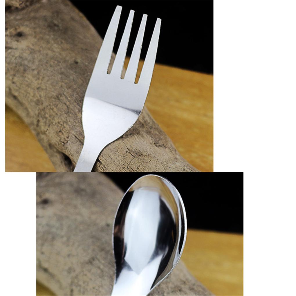 Coffee Spoon Steel Face Shaped Multi-functional Decorative Fruit Fork Smooth Eating Tool Cutlery Set Stirring Scoop Shop Hotel