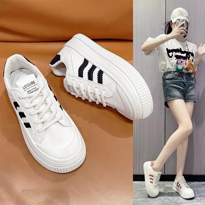 Thick Soled Small White Shoes Women's Casual Sports Board Shoes