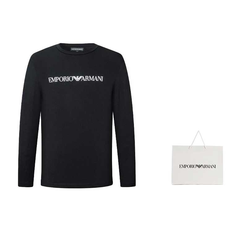 Emporio Armani Logo Printed Crewneck T Shirt 8N1TN8-1JPZZ-0021