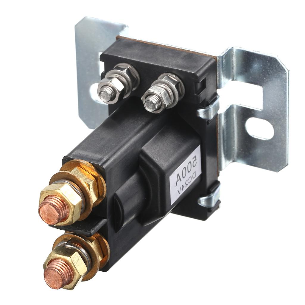 Portable 24V 500A Large Current DC Relay Dual Cells Isolator Forklift Motor Contactor