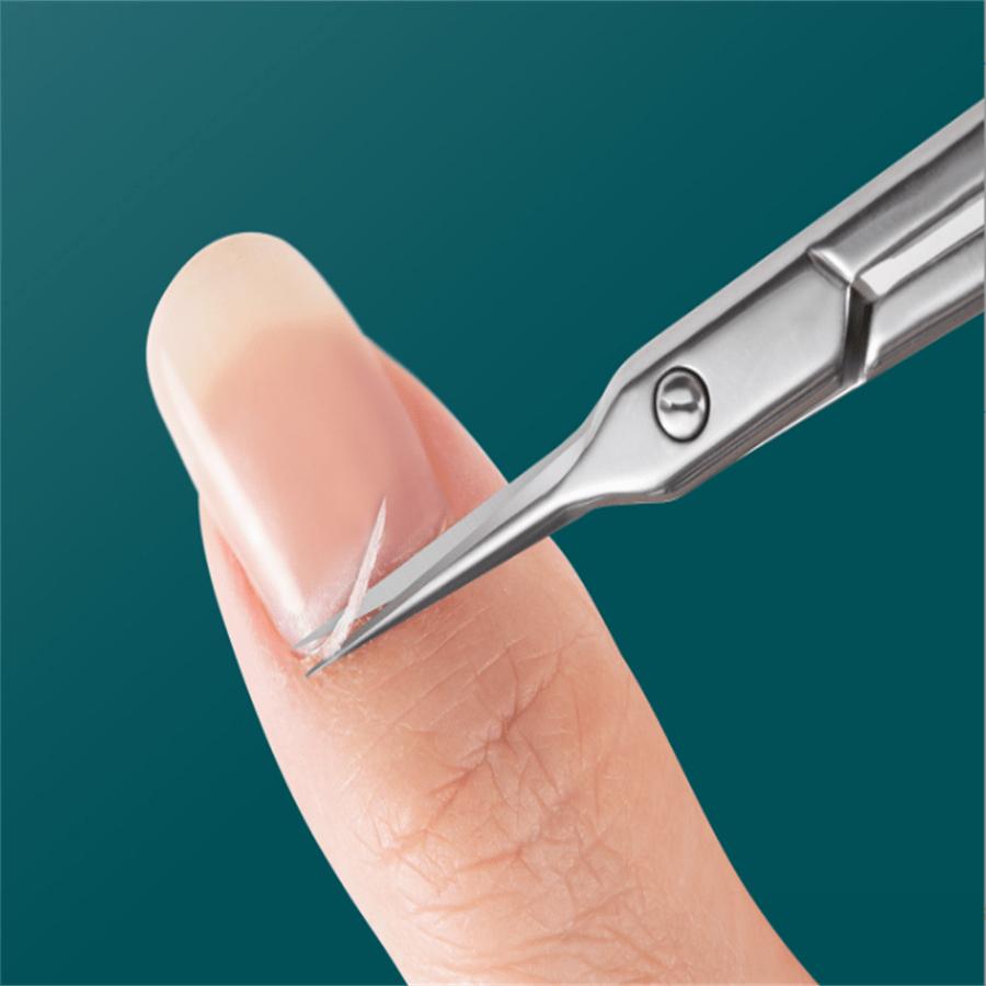 1 Stück Edelstahl Nagelhautzange zur Vorbehandlung für Maniküre, Augenbrauen und Schönheitsschere für Heimsalon, Nagelbedarf, Nagelwerkzeuge