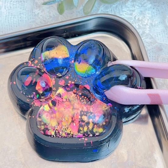 Cat Paw Squeeze Toy Stress Relief Kitten Paw Pinch Sensory Toy Kids Teens Adults Soft TPR Stress Ball Animal Paw Fidget Toy