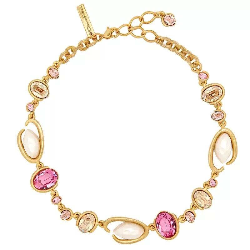 Oscar Premium Street Auction O-Shaped Long Flash Diamond Nightclub Banquet Jewelry Necklace Collarbone Chain Women'S Nightclub