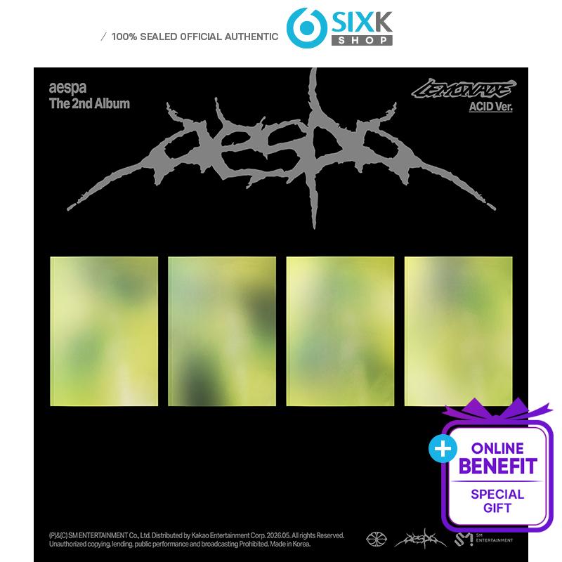 [Предзаказ] aespa - 2-й Альбом [LEMONADE] ACID Version [NO POB] RANDOM