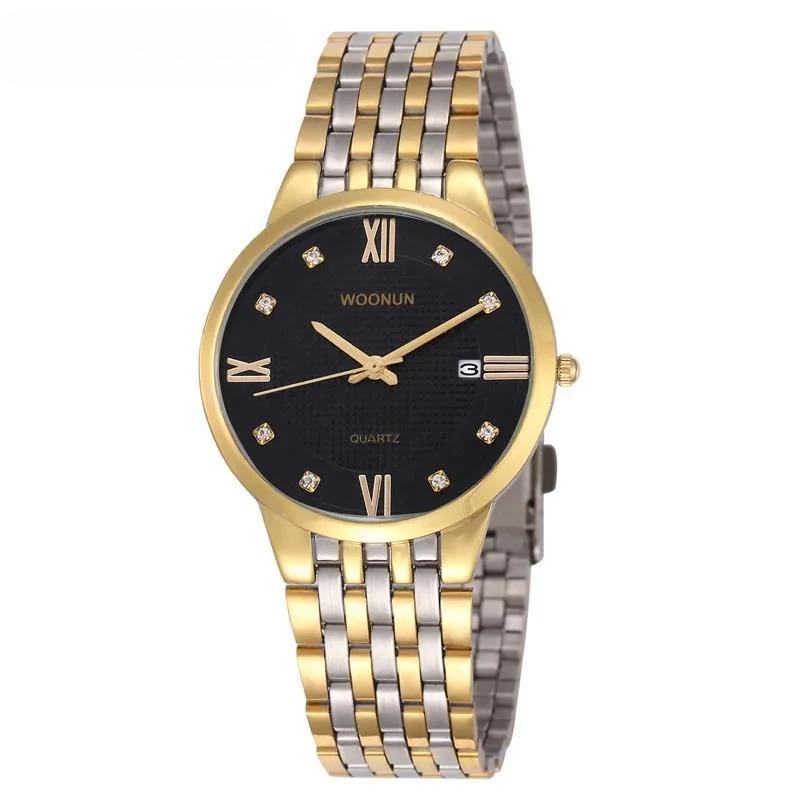 Famous Brand Watches Men Male Waterproof Shockproof Date Clock Silver Steel Quartz Watch Thin Men Watches Classic Hodinky