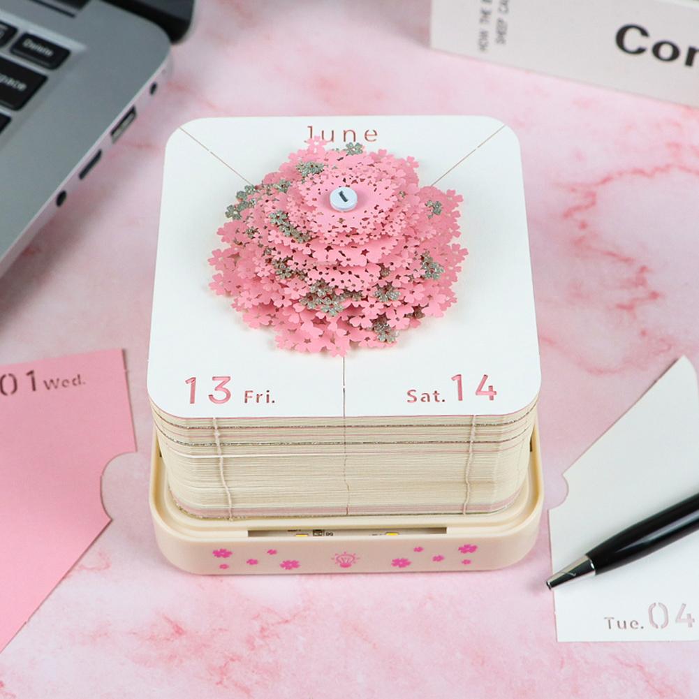 2025 Calendar Memo Pad Multi-Function DIY Paper Notes For School Students