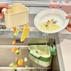 2Pcs Sink Drain Strainer Basket with Drain Hole Hanging Sink Corner Colander Triangle Sink Food Catcher Basket Kitchen Tool
