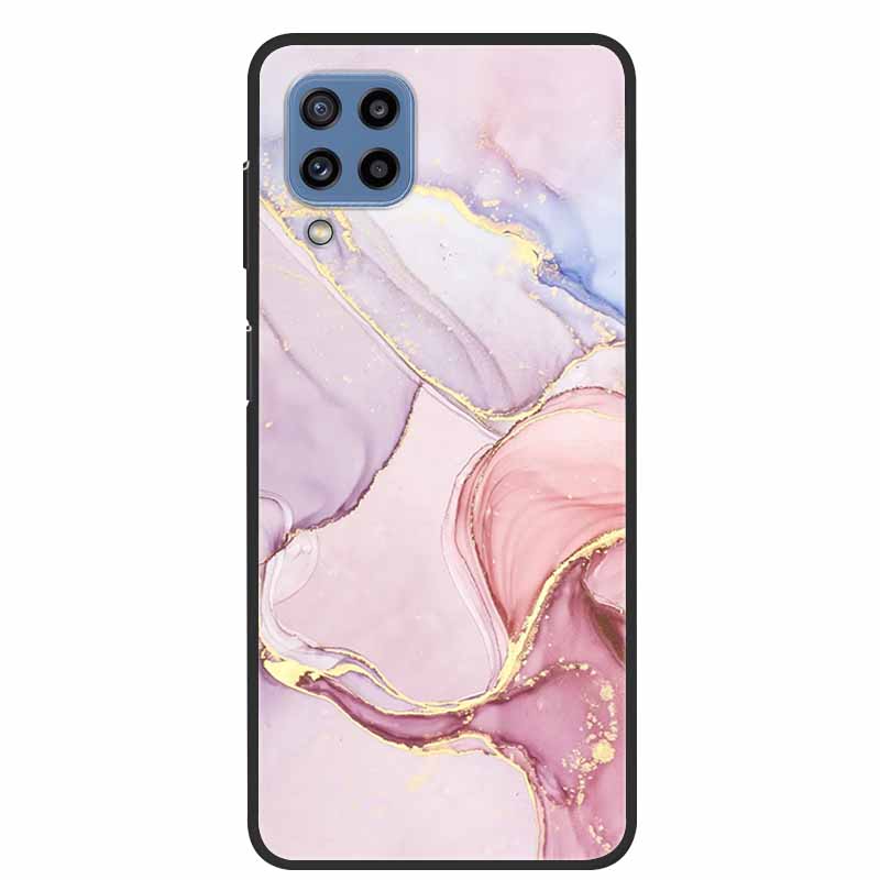For Samsung Galaxy A12 Case Marble TPU Silicone Soft Phone CoverFor Samsung Galaxy M12 Case Samsung F12 Protector Gift New Para
