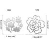 Flower Leaf Cutting Dies Carbon Steel Die Cut Templates for Card Making Scrapbooking Packaging Art Craft Embellishment