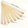 8 pezzi 3mm/5mm/7mm/10mm Guide per Mattarello in Legno Binari per Mattarello in Argilla Per Ceramica e Argilla da Vasellame