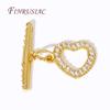 18K Gold Plated OT Toggle Clasp For Jewelry,Bracelets Clasps Connectors,DIY Accessories,Necklace Clasp Findings