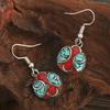 Retro Earrings For Women Nepalese Exotic  Earrings Vintage Ethnic Style Luxury Jewelry Mysterious Blessing Handmade Gift