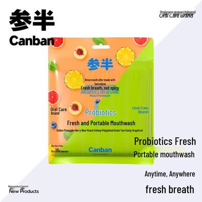 Semi Probiotic Multi-Flavor Mouthwash Strips