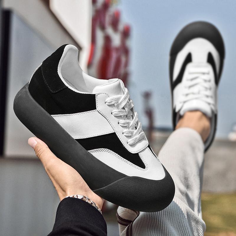 Brand Lace Up Men&Women's Casual Sneakers Thick Platform Lift Shoes Outdoor Walking Elevator Shoes 7cm Height Increase