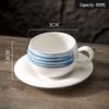 Caneca de Café Cerâmica Fosca Retro para Latte Art