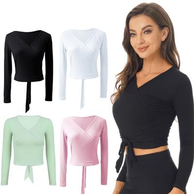 Women's Open Front Ballet Cardigan Dance Shawl Long Sleeve Bolero Shrug Shawl Jacket Wrap Cover Ups