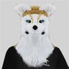 Halloween Maske Realistische Mundbewegung Hundemaske Tierkopfmaske für Partydeko