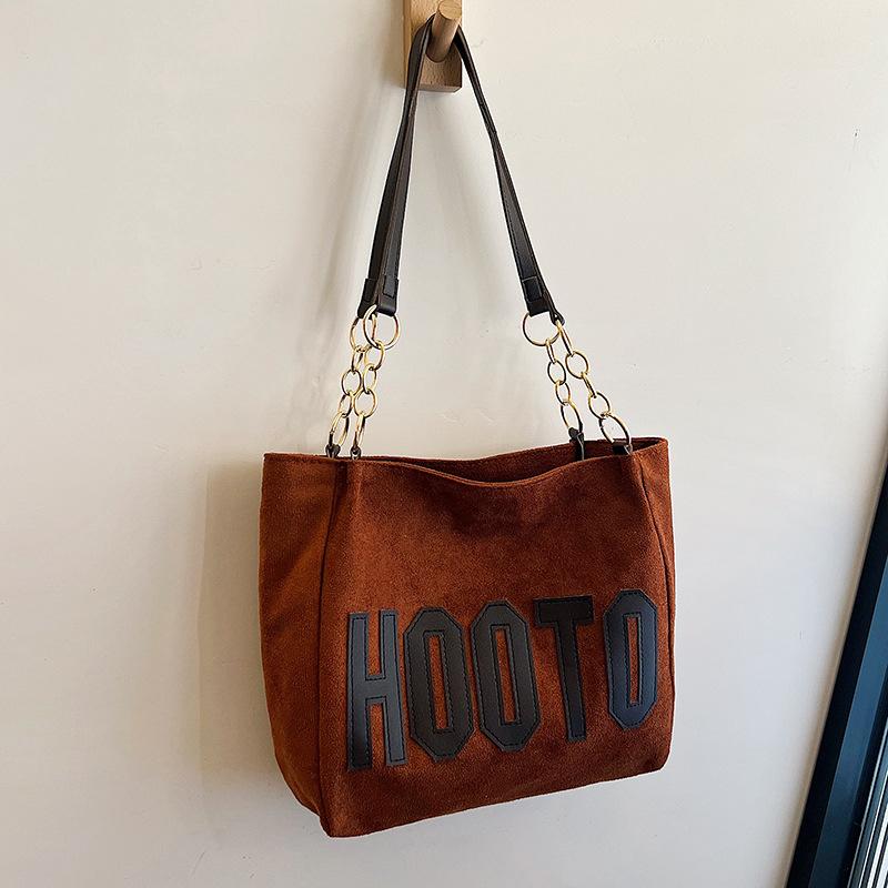 

Сумка-тоут через плечо с новым письмом большой вместимости