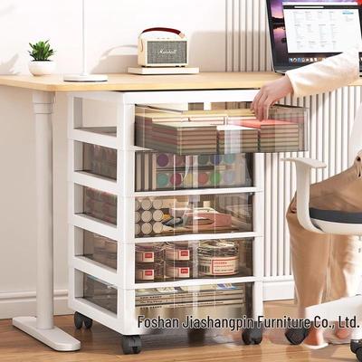Under-Desk Rolling Drawer File & Cosmetics Organizer Cabinet