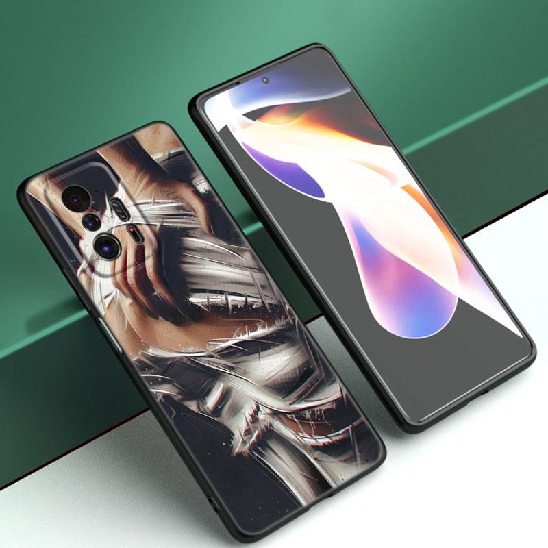 Sexy Sleeve Tattoo Girl Black Silicone Phone Case For Xiaomi Mi 9 SE 8 10T 11 12 13 Lite 9T 11T 12S 12T 13T 14 Pro 5G NE 11i 12X