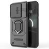 For Huawei Pura 70 Case PC+TPU Protective Phone Shell with Slide Lens Cover
