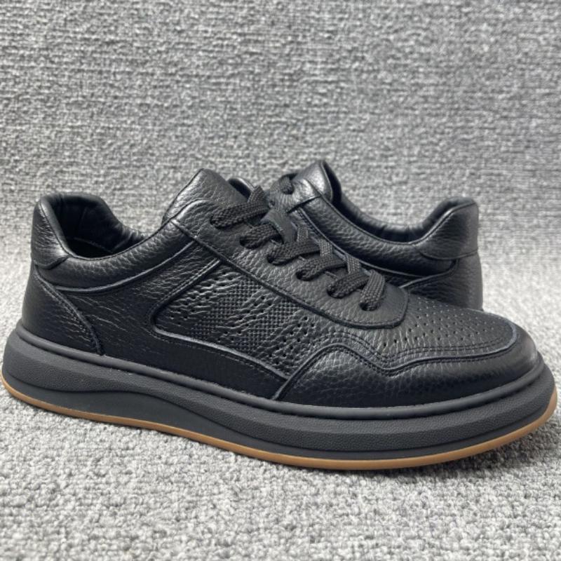 Men's Leather Shoes, Casual Shoes, Fashionable White Shoes, Men's Sneakers