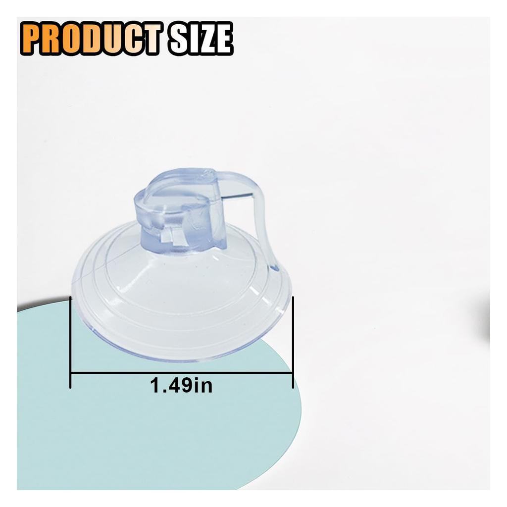 Glass Windshield Sunshade Suction Cup,PVC Window Shade Suction Cup,Pull Ring Sun Visor Hook,24pcs Mini