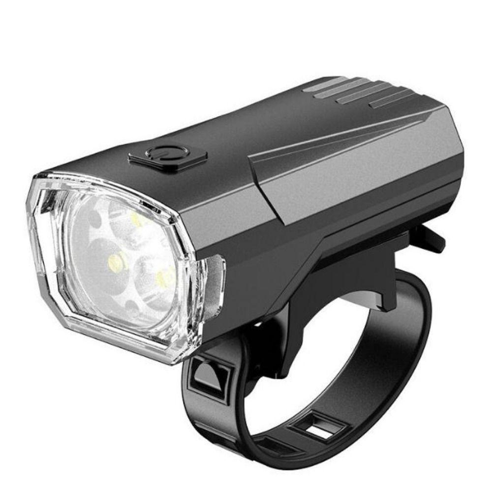 Typy-C Charging Bicycle Front Light Waterproof Bike Flashlight Bike Safety Lamp for Night Riding