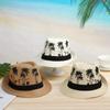 2022 Men Women Fedora Cap Couple Coconut Trees Pattern Beach Hat Jazz Cap Top Hats