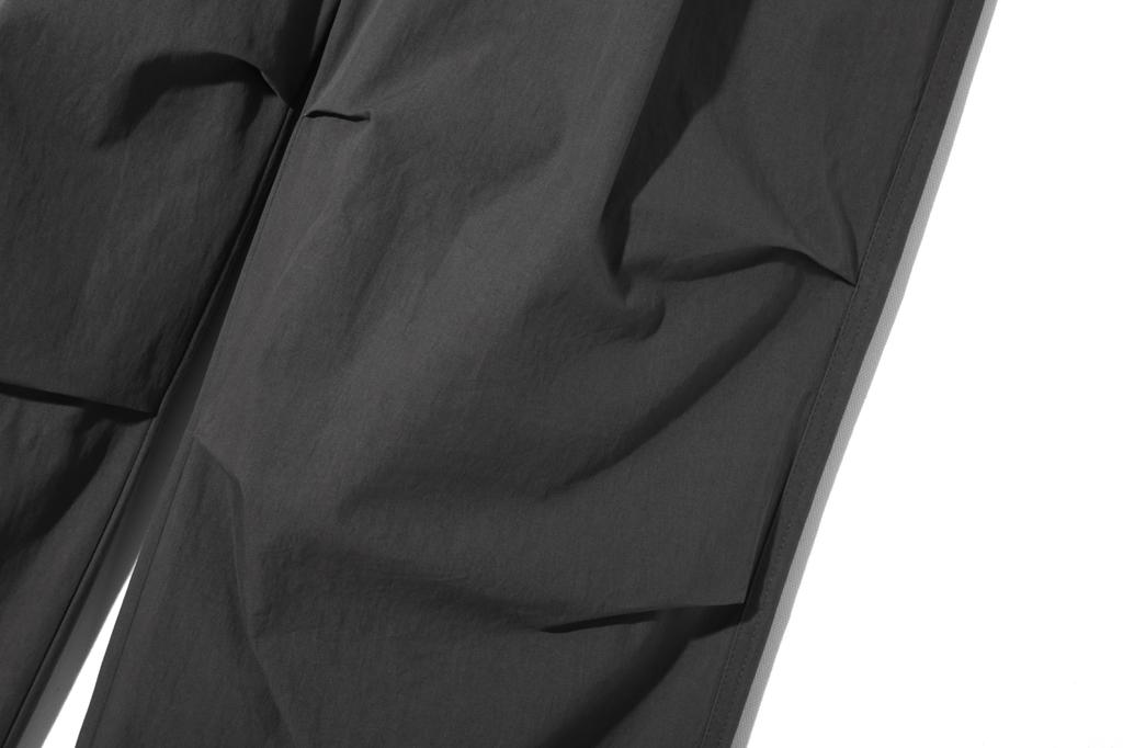BASEMOMENT Cn Wide Parachute Pants Charcoal