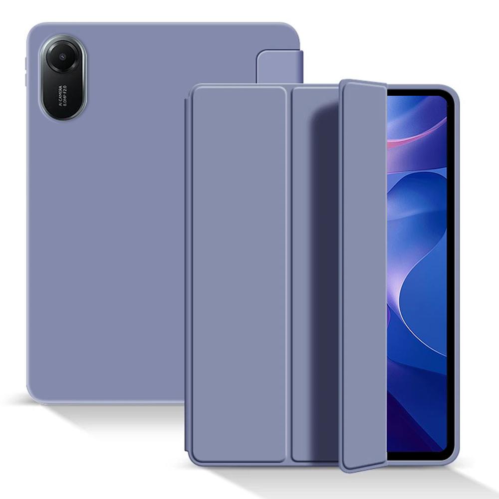 Hülle für Xiaomi Pad 5 6 7 8 Pro Redmi Pad SE 8.7 Redmi Pad 2 2025 Schlanke Dreifach-Ständer-Schutzhülle mit weicher TPU-Rückseite