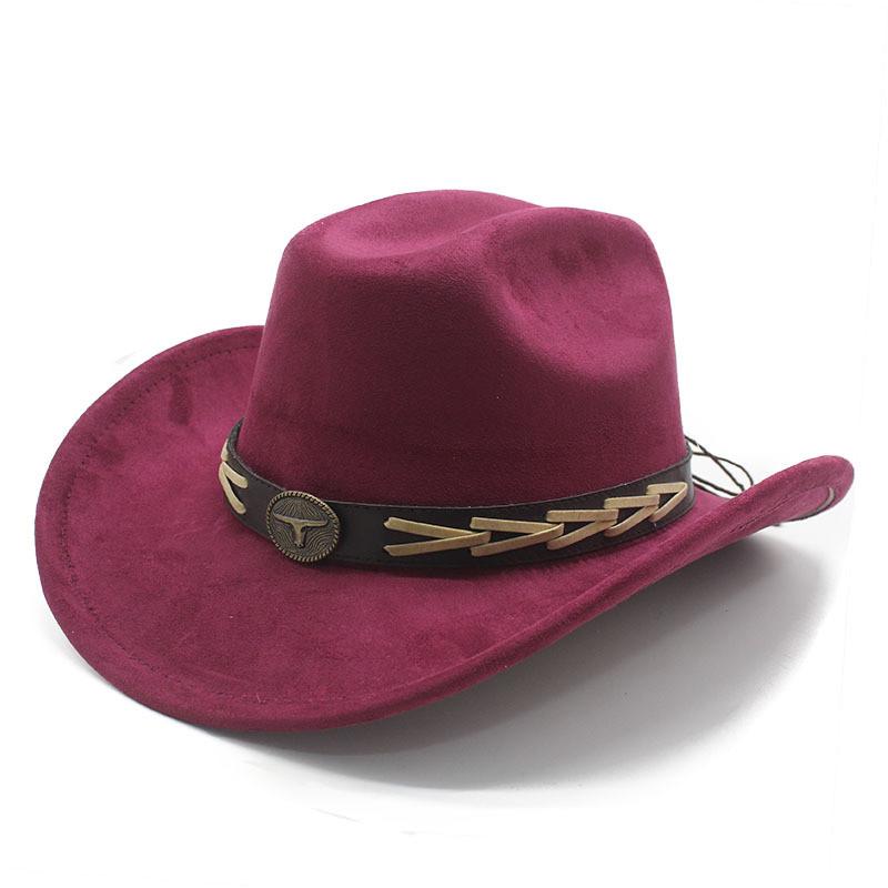 Knot Embroidered Wide Brim Hat With Polyester Wool For Spring Summer Cultural Fashion