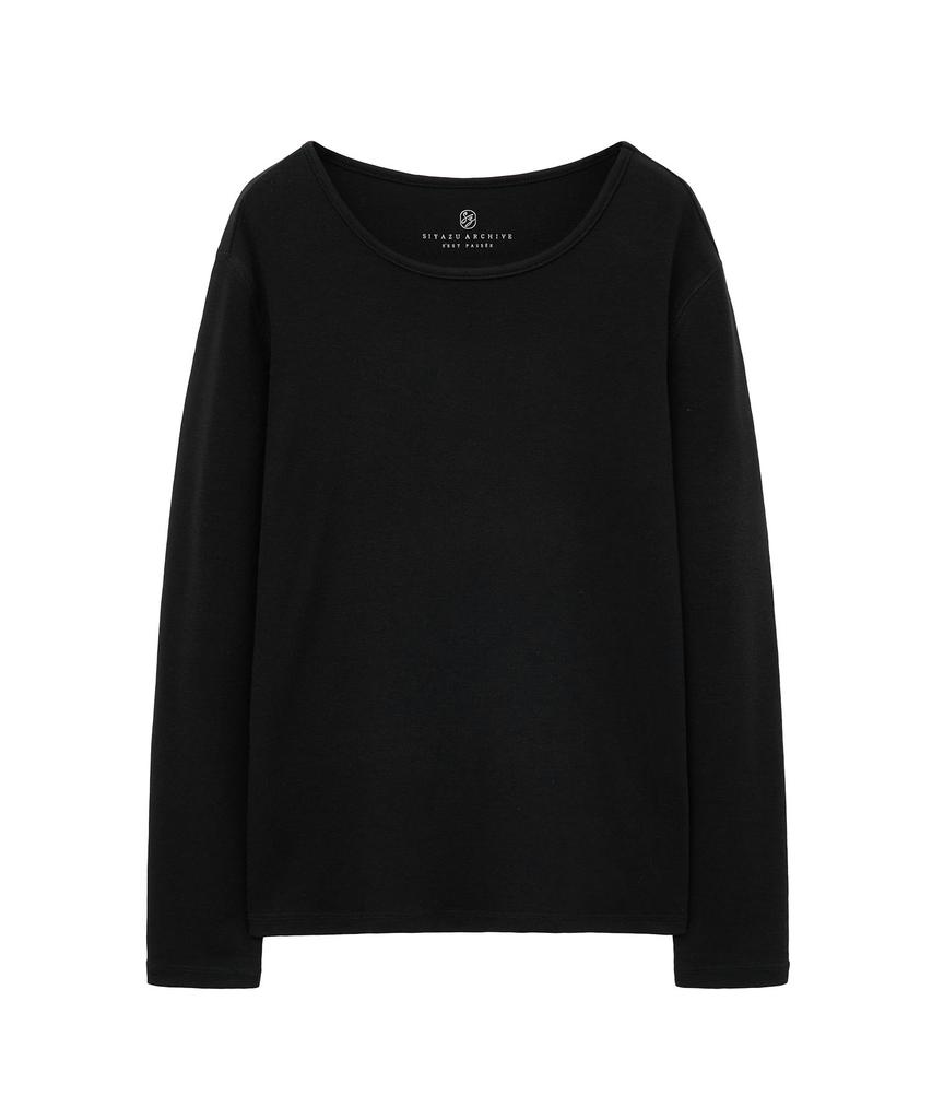 Siyajyu Sitp5225 Deco Stitch Comfort T-Shirt_Black